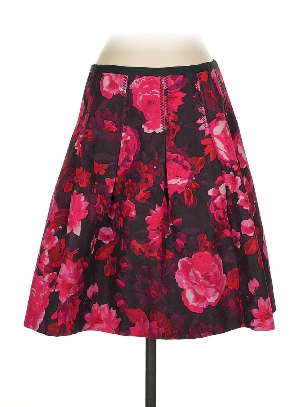 GAP Floral A-Line Skirt - Pink & Black